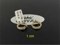 Bijuteria Royal CB : Cercei copii aur nou 14k 1,79gr