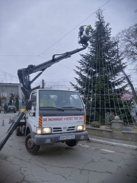 Nacela,Prb,Platforma autoridicatoare pe sasiu cu brat telescopic 18m p