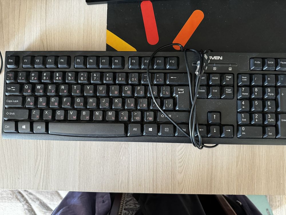 Клавиатура механическая + беспроводная мышь