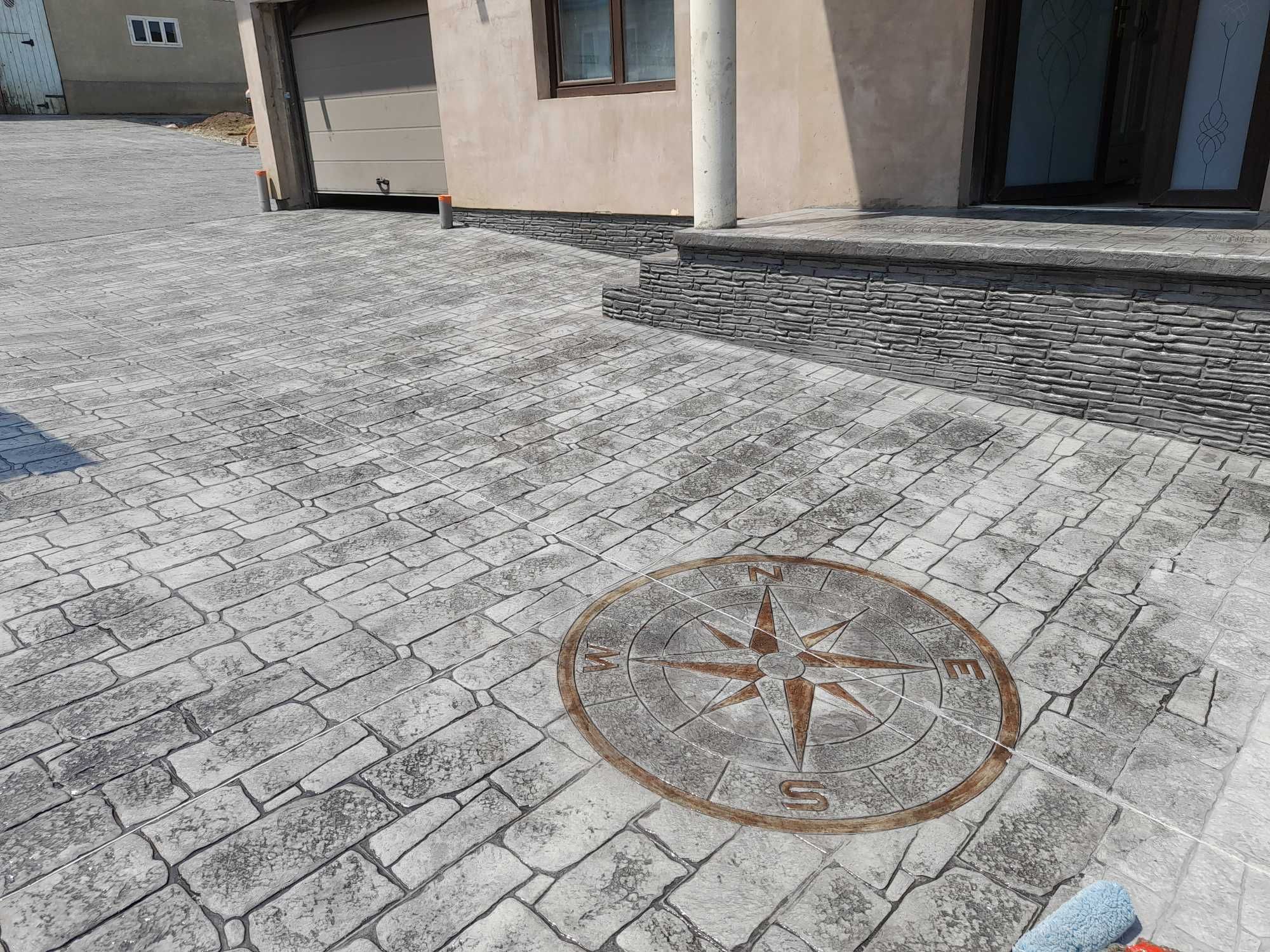 Beton amprentat beton elicopterizat
