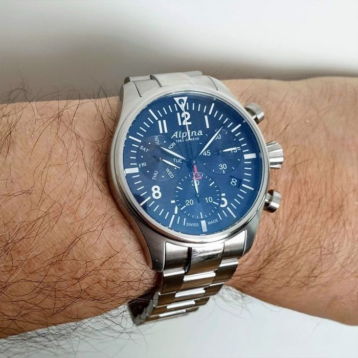 Швейцарские часы ALPINA Startimer Pilot Chronograph Quartz