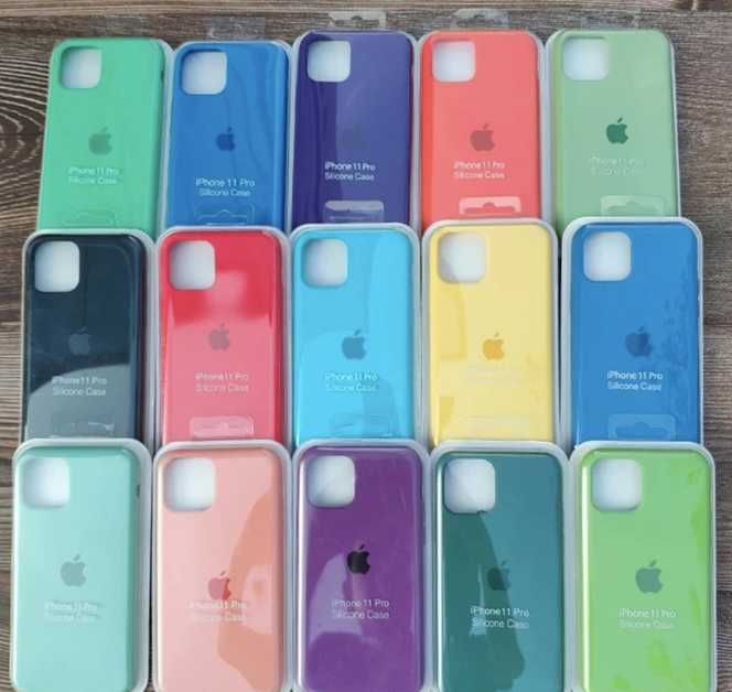 Силиконовый чехол с полным покрытием для iPhone