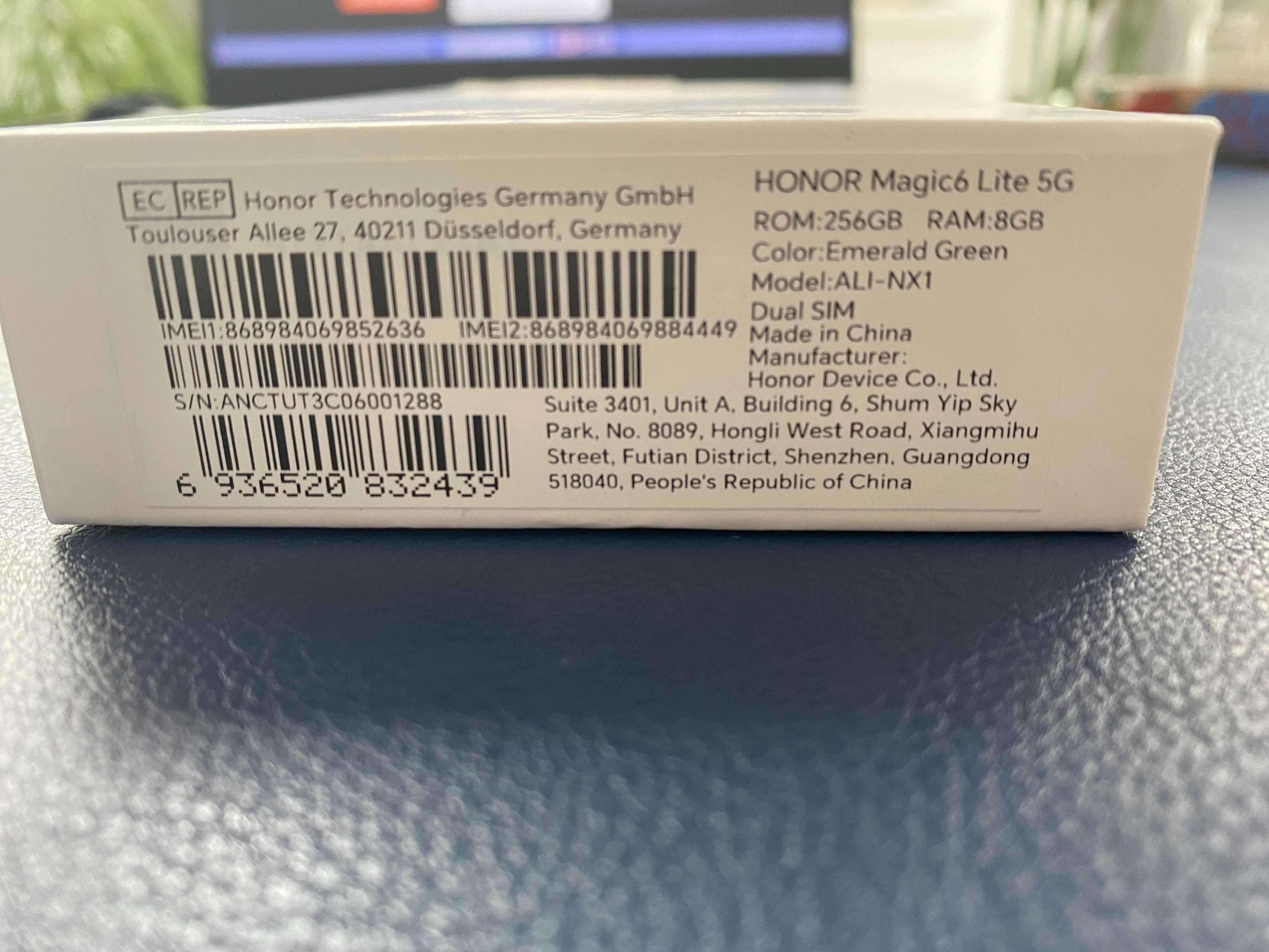 Honor Magic 6 lite, 5G, 8GB RAM/256 GB, Emerald Green, Sigilat