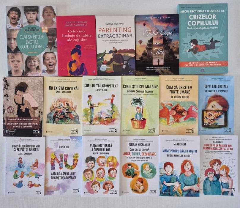 Educatie cu blandete - Set 17 carti.