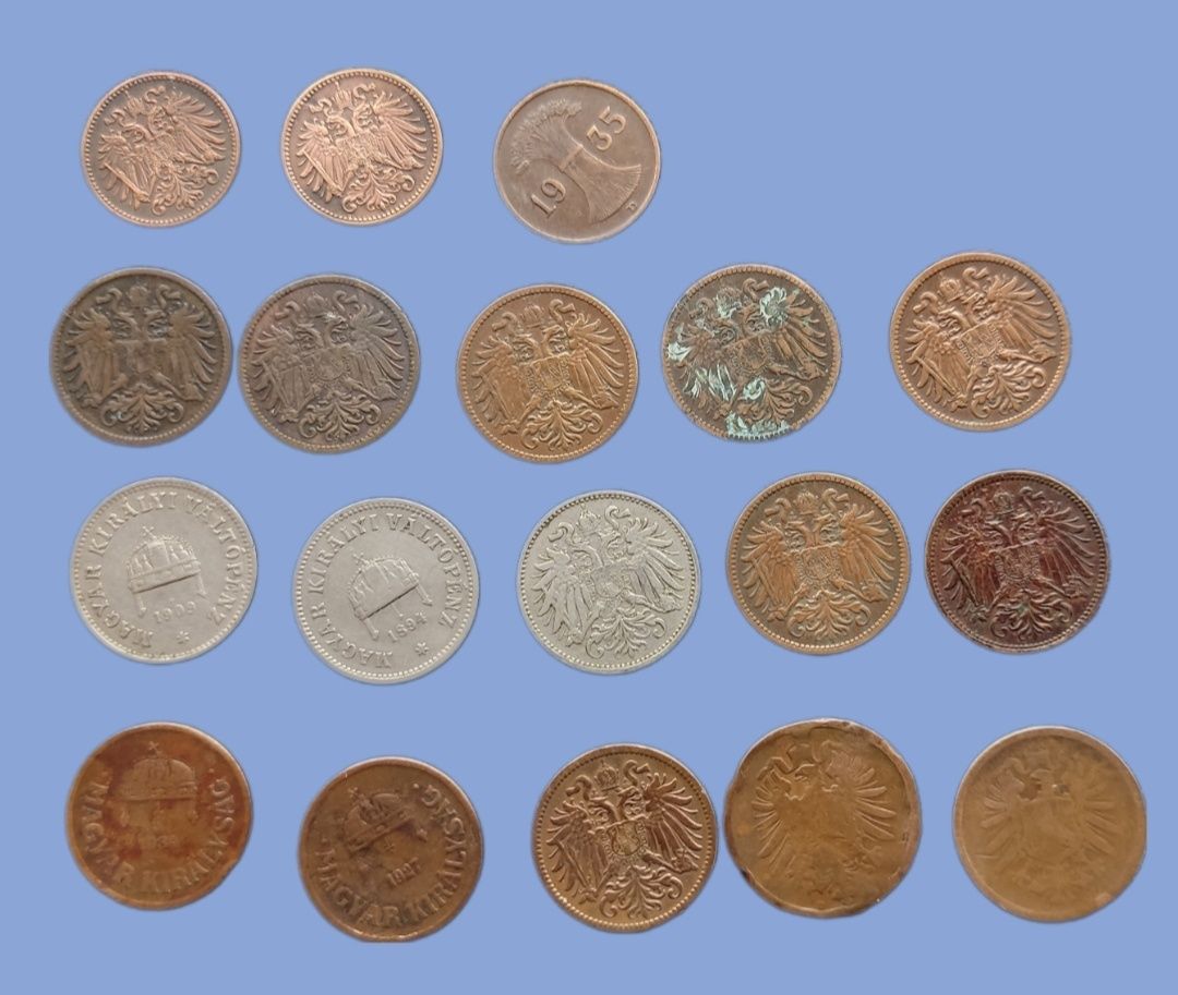 18бр дребни монети от началото на ХХв