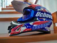 Cască marca Uchoose motocross