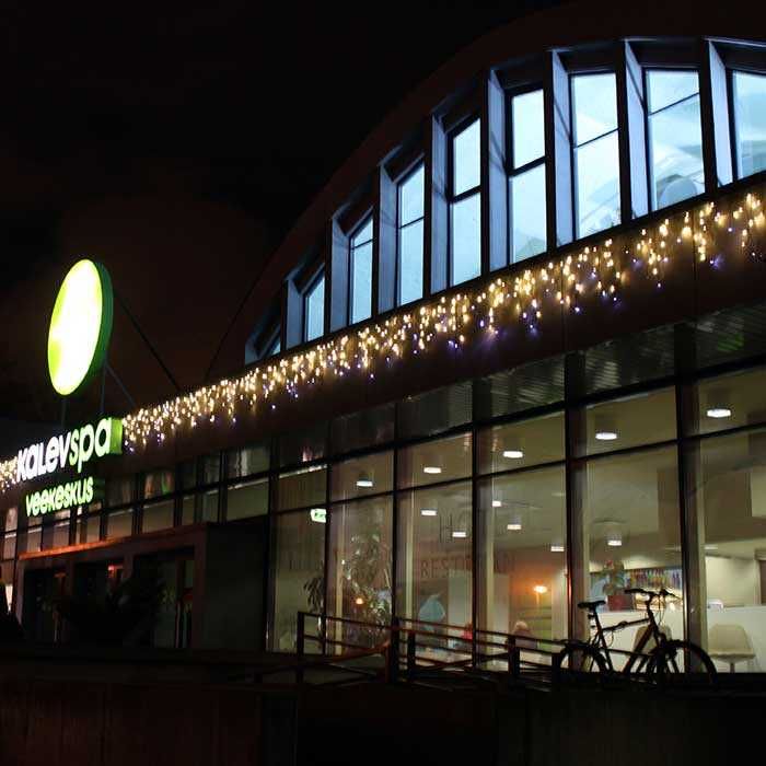 Външни коледни лампички професионален модел 3м х 30-50см с ФЛАШ ЕФЕКТ