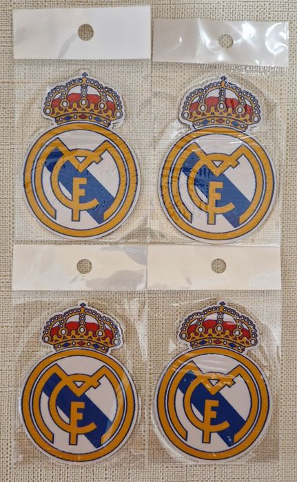 Patch Logo Emblemă Real Madrid set 4 bucăți