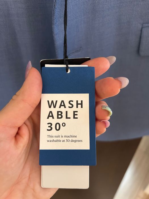 Мъжко светло синьо сако S.Oliver Black Label 48 размер