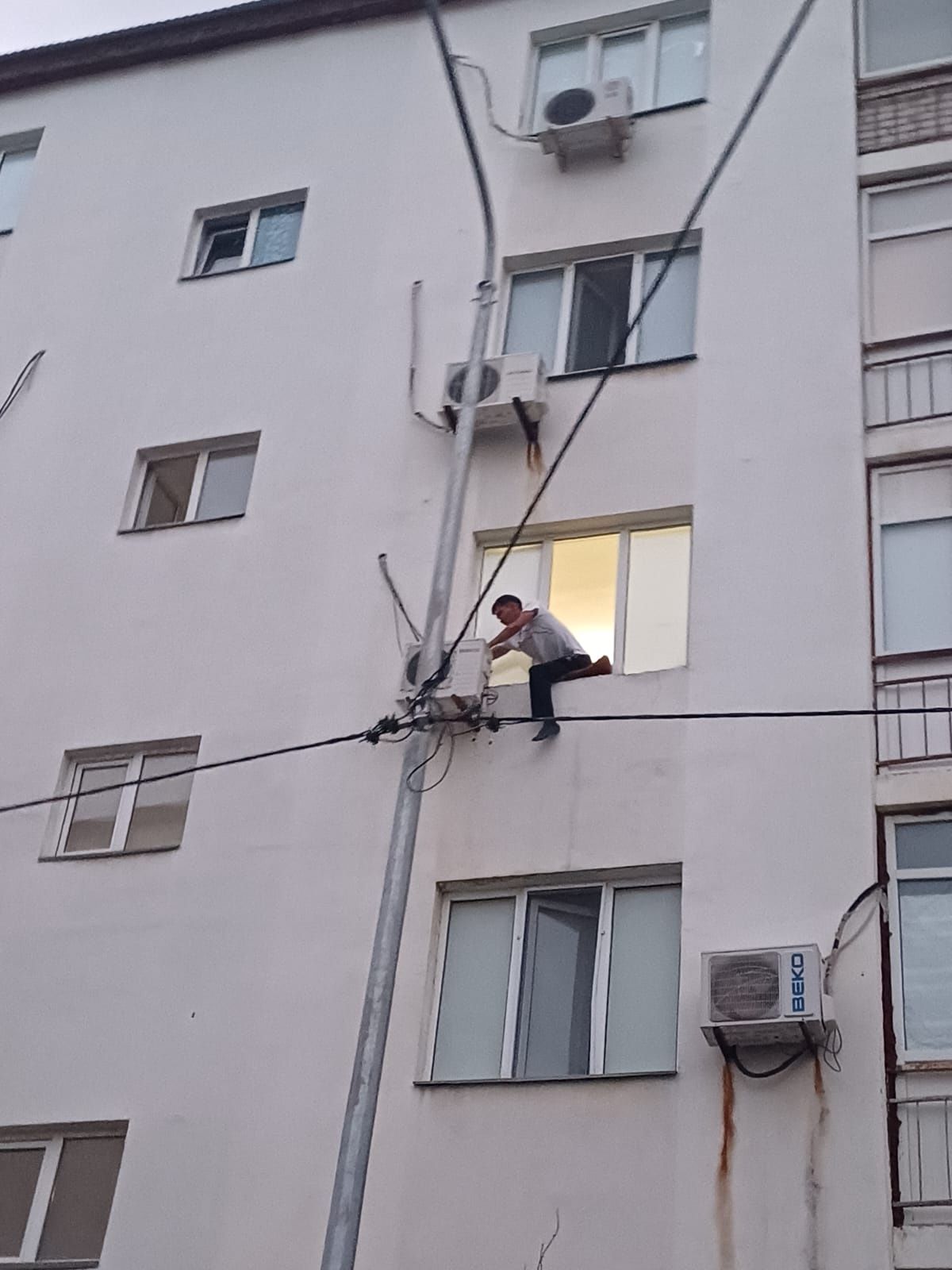 Установка кондиционер