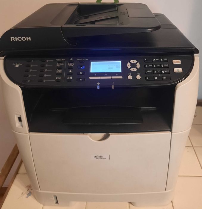 Imprimanta multifunctionala RICOH Aficio SP 3500SF + 3 cartuse