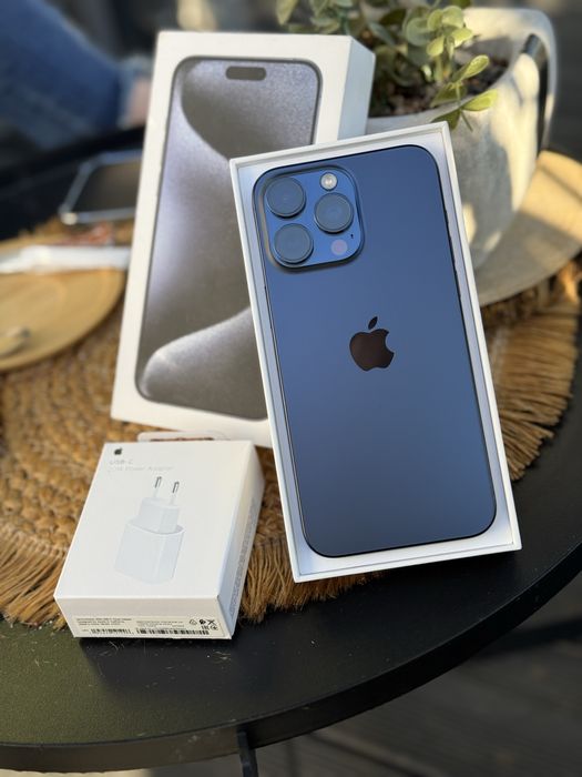 iPhone 15 PRO MAX Blue Titanium| Impecabil |256GB Factura-Neverlocked