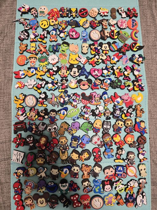 Accesorii crocs cu super eroi 10 buc la alegere