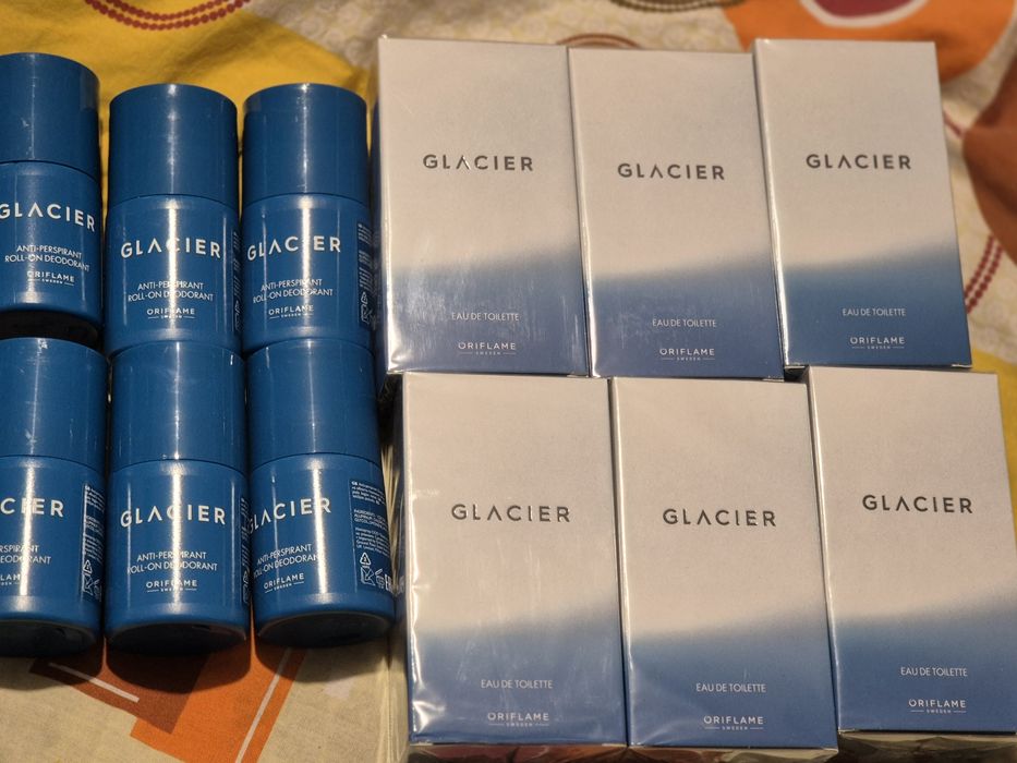 Glacier parfum și set pentru bărbați