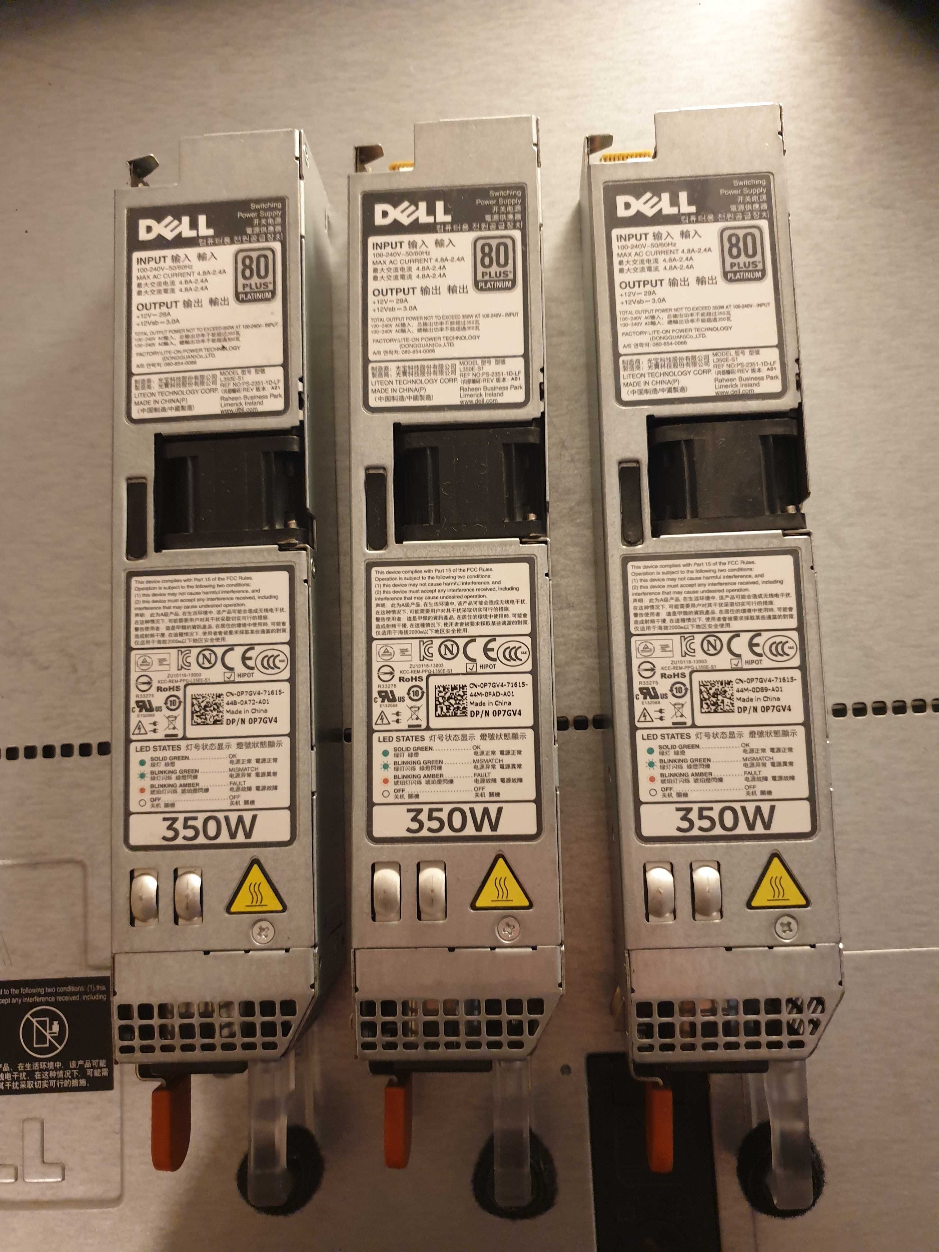 Sursa server Dell PowerEdge R320 R330 R420 350W P/N Y8Y65 9WR03 P7GV4
