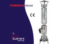 Cos de fum inox PREMIUM - Tehnometal Hellas 6m 200mm CV