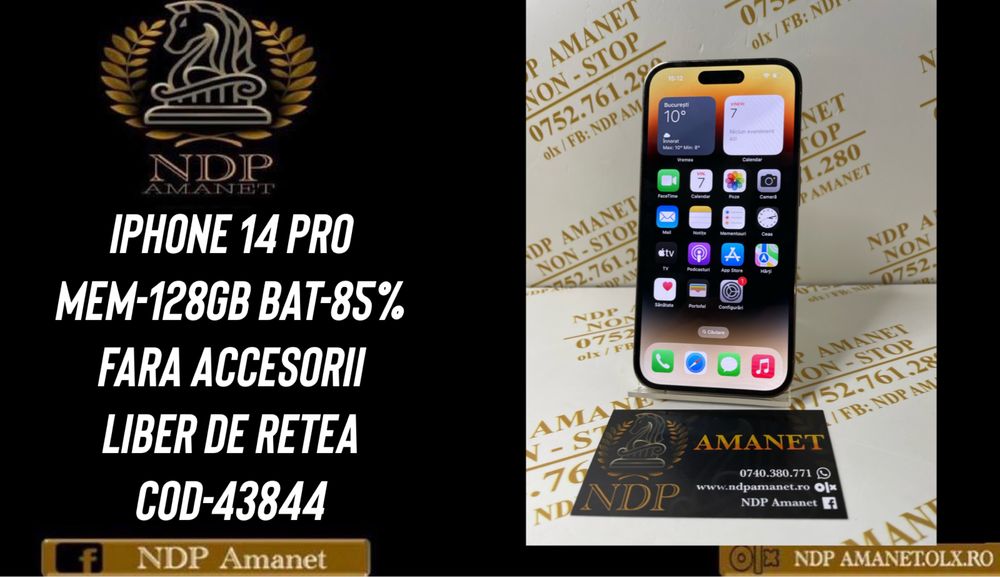 NDP Amanet Braila Iphone 14 Pro 128gb (43844)