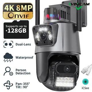 Video kuzatuv kamera Wifi-4G 360° градус наружная камера