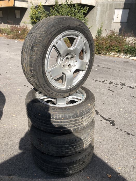 Двойни лети джанти за ауди А6 Алрод 215/55 R 17