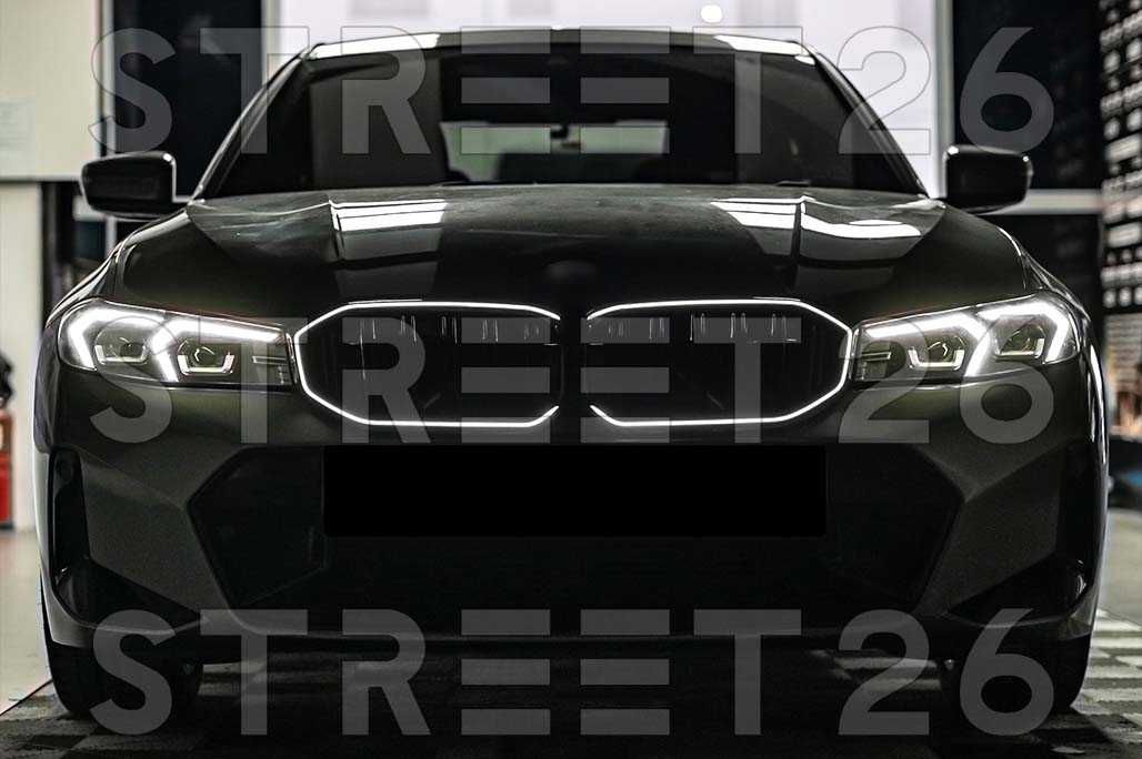 Grila Centrala LED DRL BMW Seria 3 G20 G21 LCI (2022+) M Iconic Design