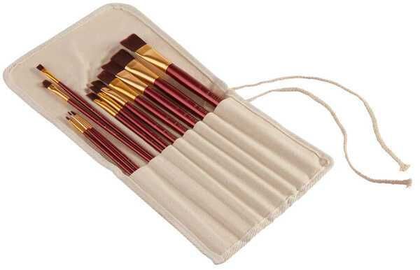 Super set PICTURA sevalet, culori acrilice, pensule 3 panze de pictura