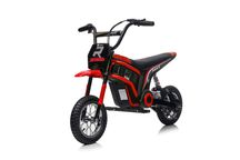 Motocicleta electrica Kinderauto Enduro 350W 24V, roti gonflabile RED