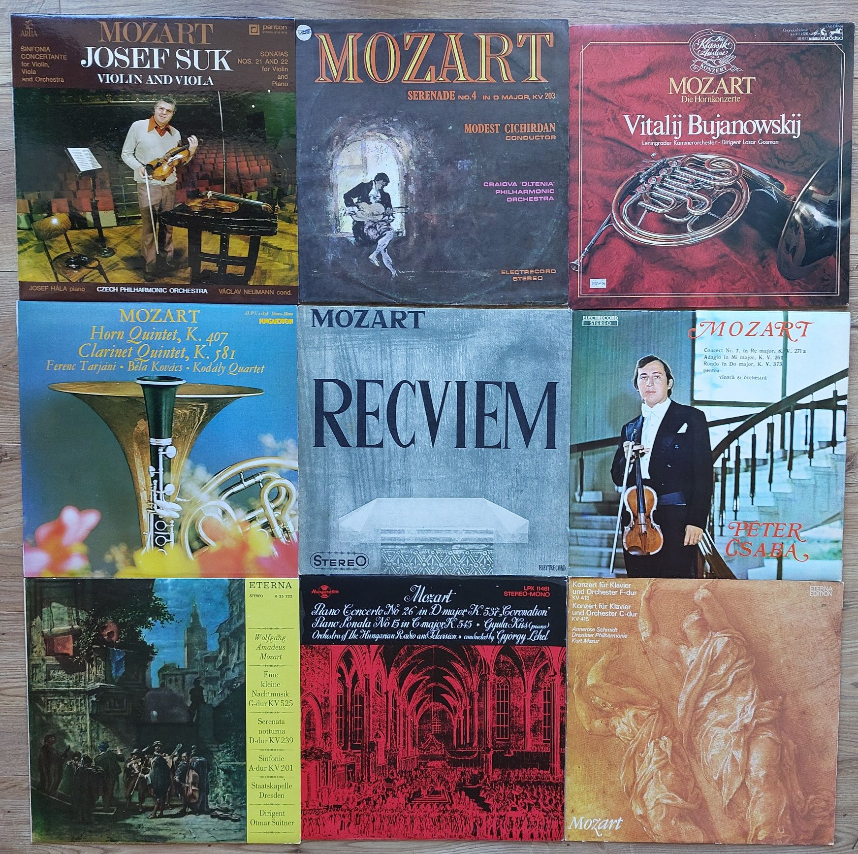 Discuri Vinil vinyl Mozart Bach Mendelssohn Handel Schumann Schubert