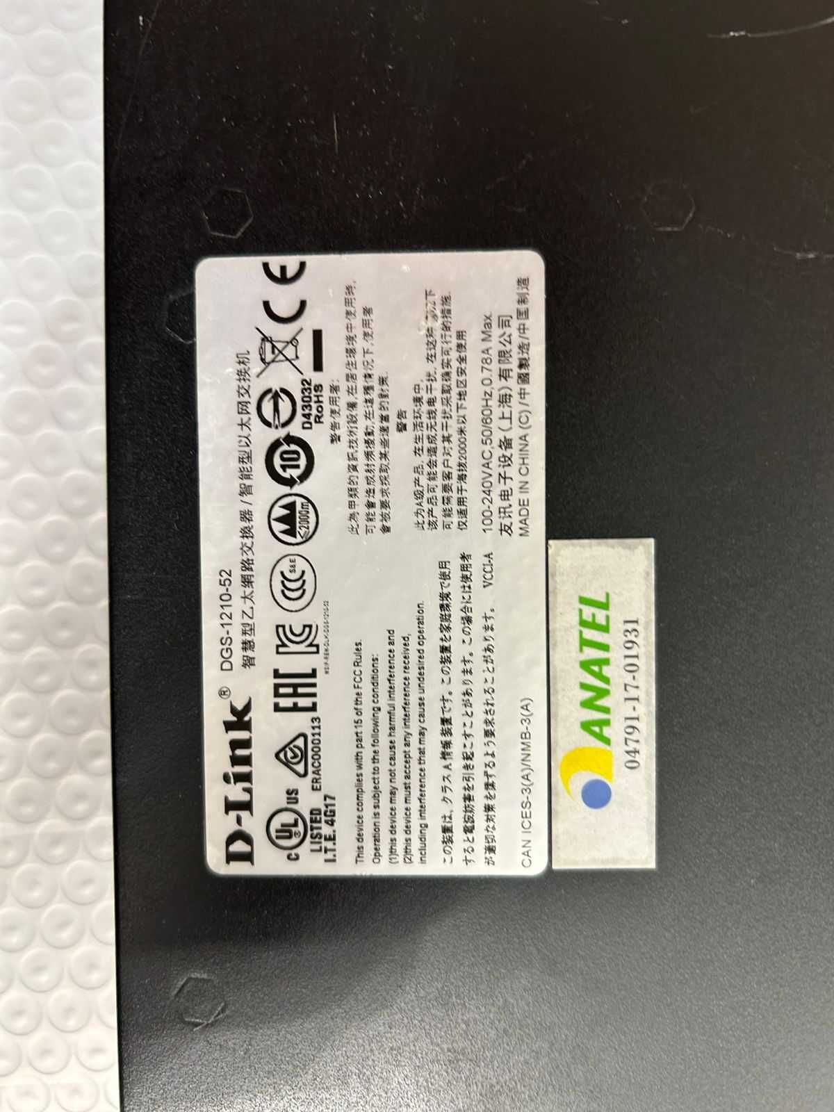Коммутатор Switch 48 port D-Link DGS-1210-52/FL2A sfp 3 port