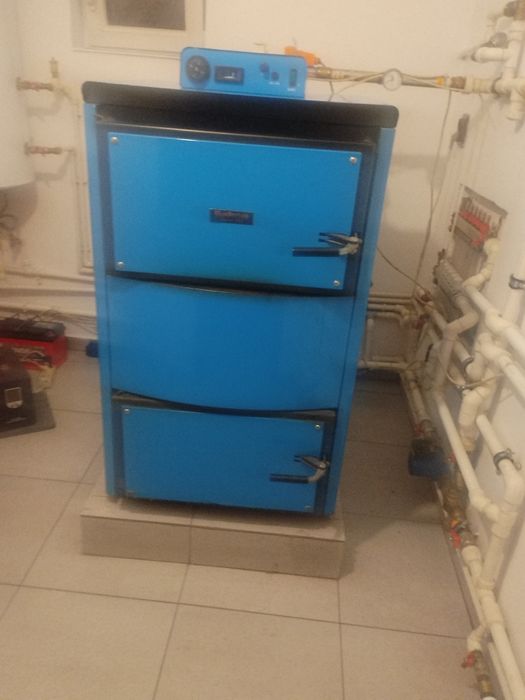 centrală pe lemne cu gazeificare