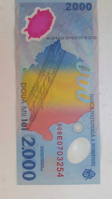 Bancnote 2000 lei cu eclipsa, 50€/bancnota