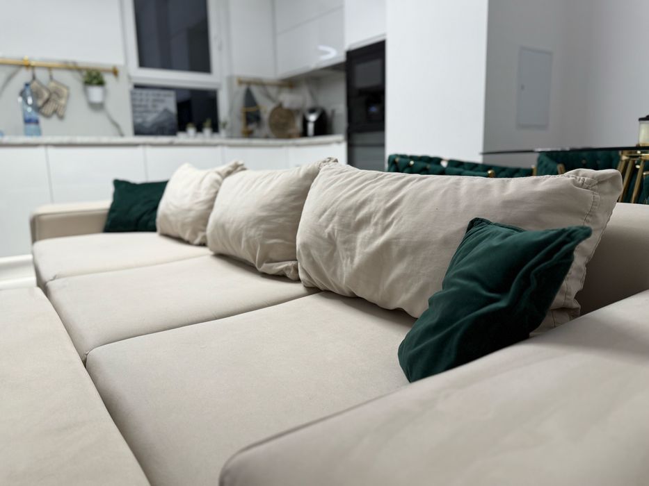 Canapea extensibilă bej