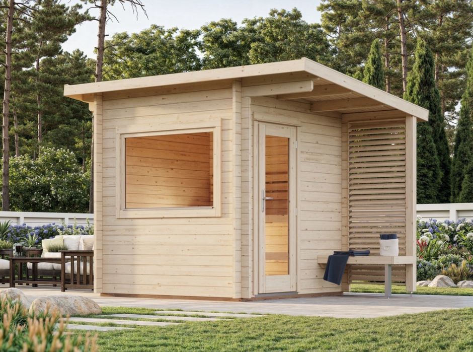 Sauna finlandeza Exterior!!