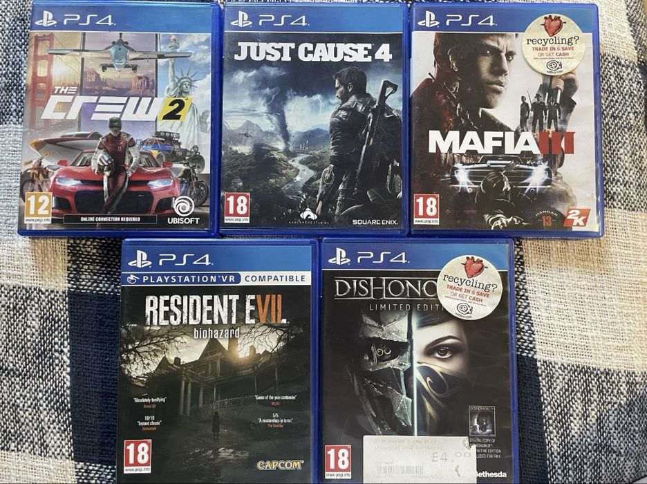 Игри за Ps4 всяка по 20 лева
