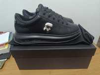 NOI! Adidasi Karl Lagerfeld 43 Originali Full Black Piele