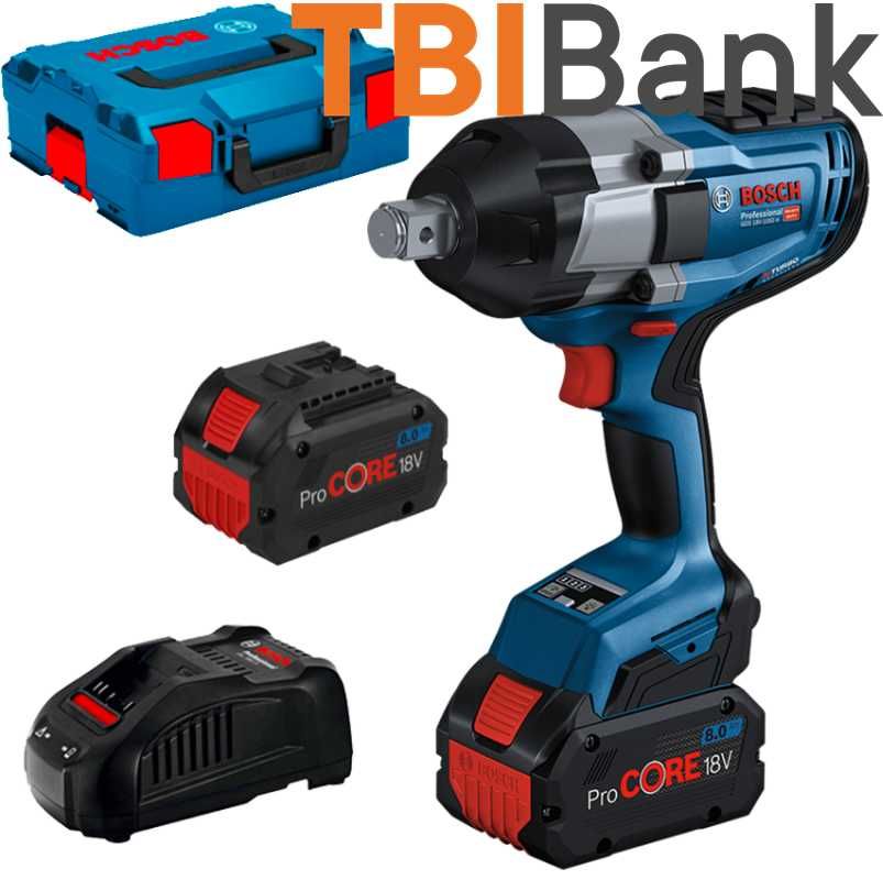 Промоция!Акумулаторен гайковерт GDS 18V-1050 H 2x ProCORE 18V Bosch