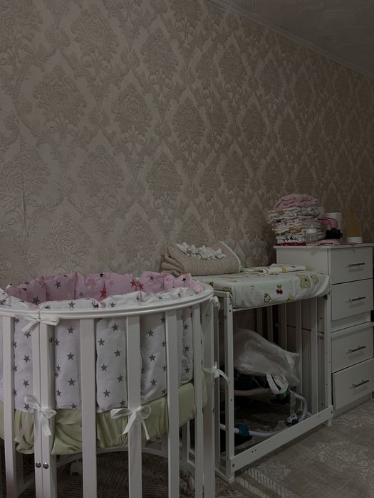 Десткая кровать, 7в1. Есть матрасы. Цена 70.000