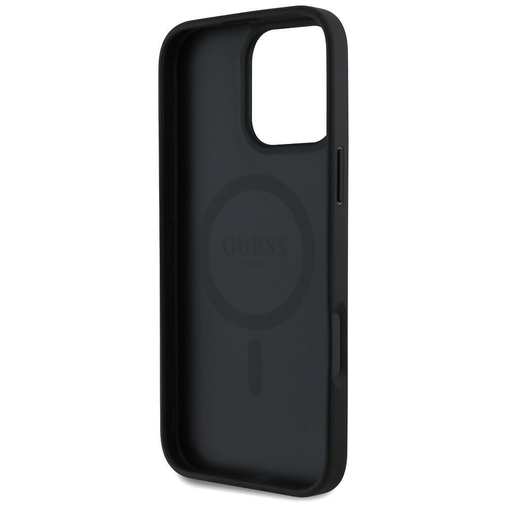 Guess - grained flowers magsafe калъф (guhmp16lpgnmplmk) за iphone 16