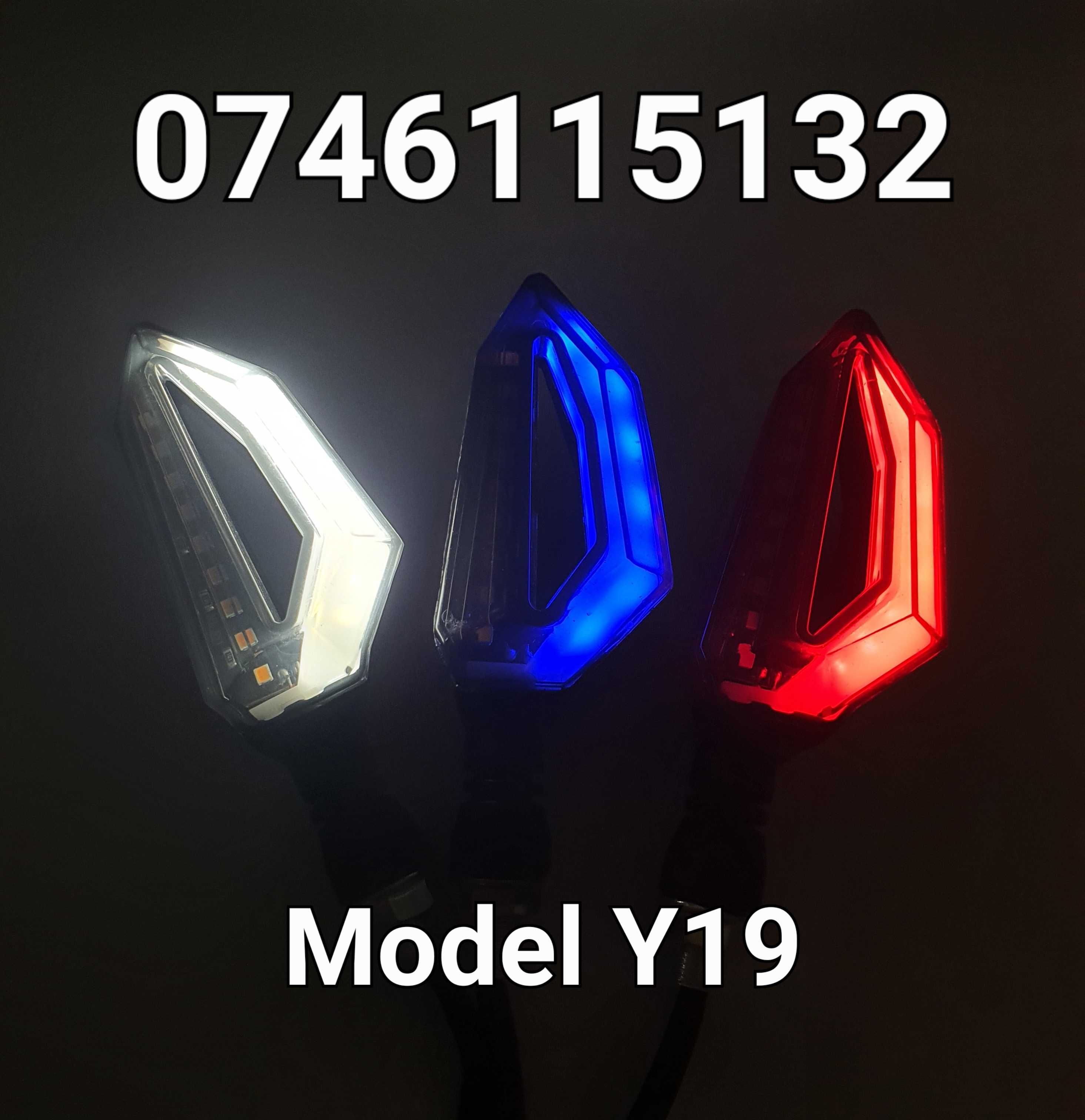 Semnalizare-Semnalizari LED-Atv Moto Motocicleta-Cu Pozitie/Frana-Y19