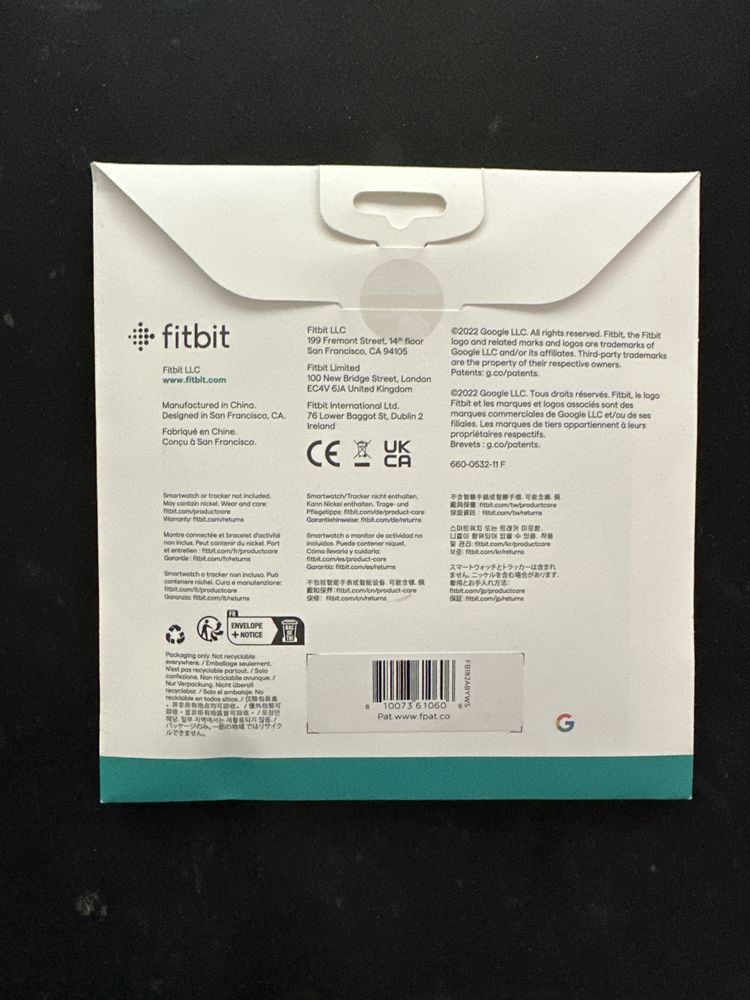 Curea de schimb originală Fitbit pentru Inspire 3 portocaliu, nouă