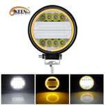 Мощен 126W LED ЛЕД Диоден Фар Работна Лампа Задна Светлина 12V 24V