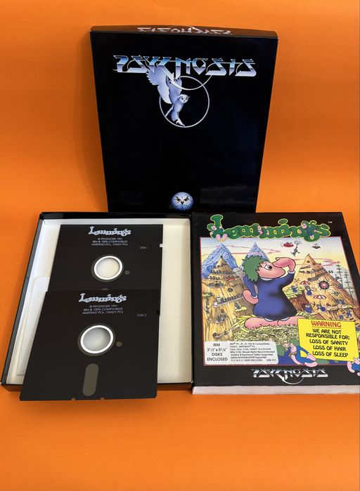 Joc Retro Lemmings (1991) – Original, Compatibil PC, Disk 5.25”