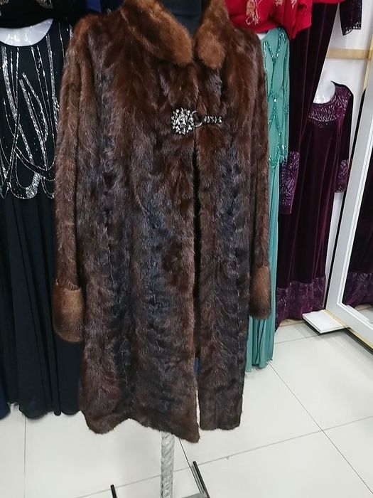 Норка жилетка мех  норка Новая ручная работа 54-56 размер