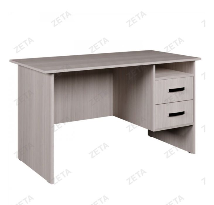 Стол письменный ZETA КУЛ-108, 130х65x75 см, серый