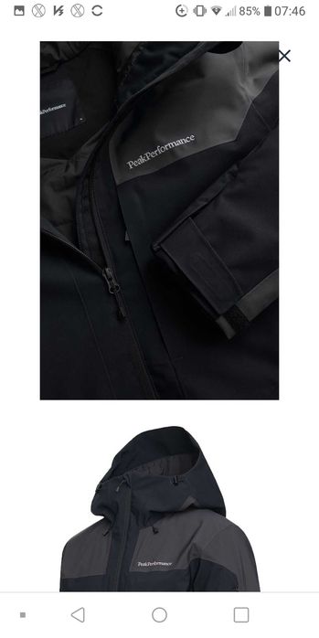 Peak performance ski wintet jacket men мъжко зимно ски яке Recco