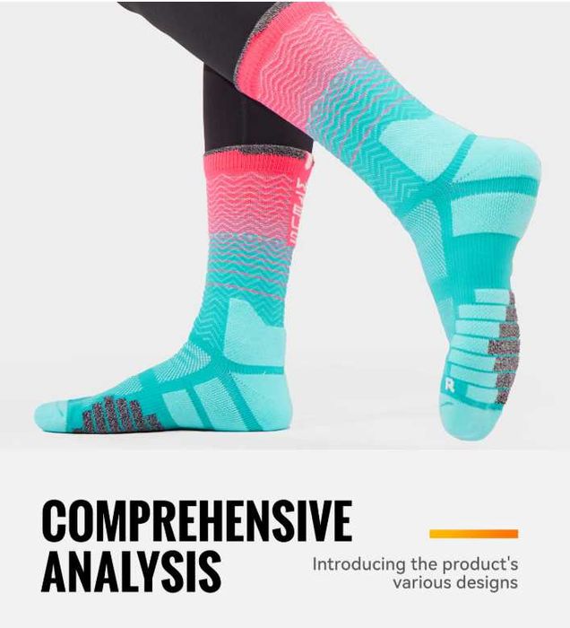 WRELS Спортни чорапи – омекотени, дишащи