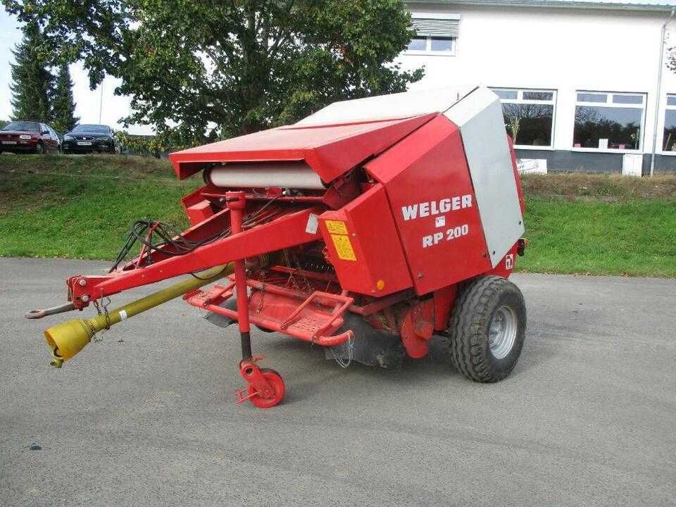 Presa Welger LELY 202 Welger Lely  200 an 2012  Welger RP 12 S Claas