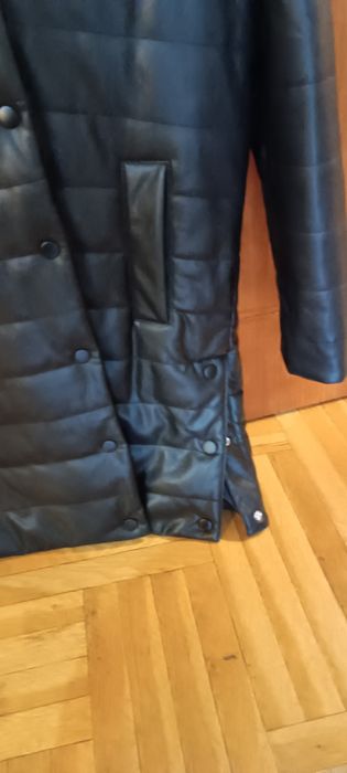 Чисто ново дамско кожено манто VERO MODA