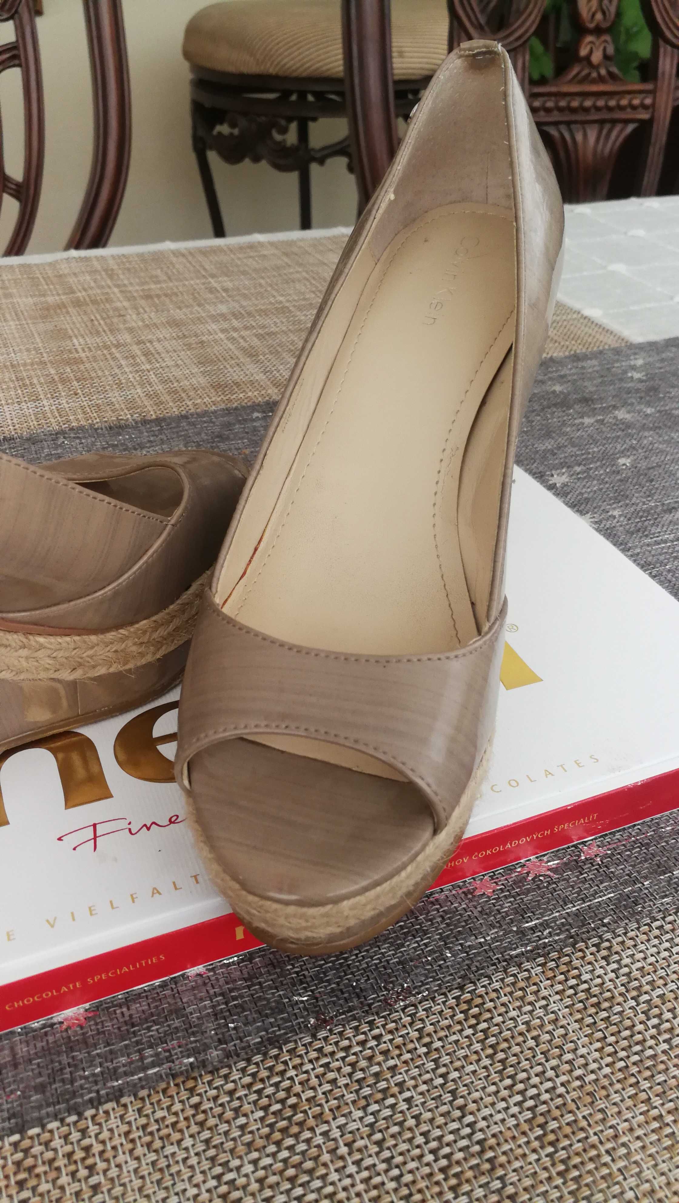 Дамски обувки еспадрили на платформа Calvin Klein