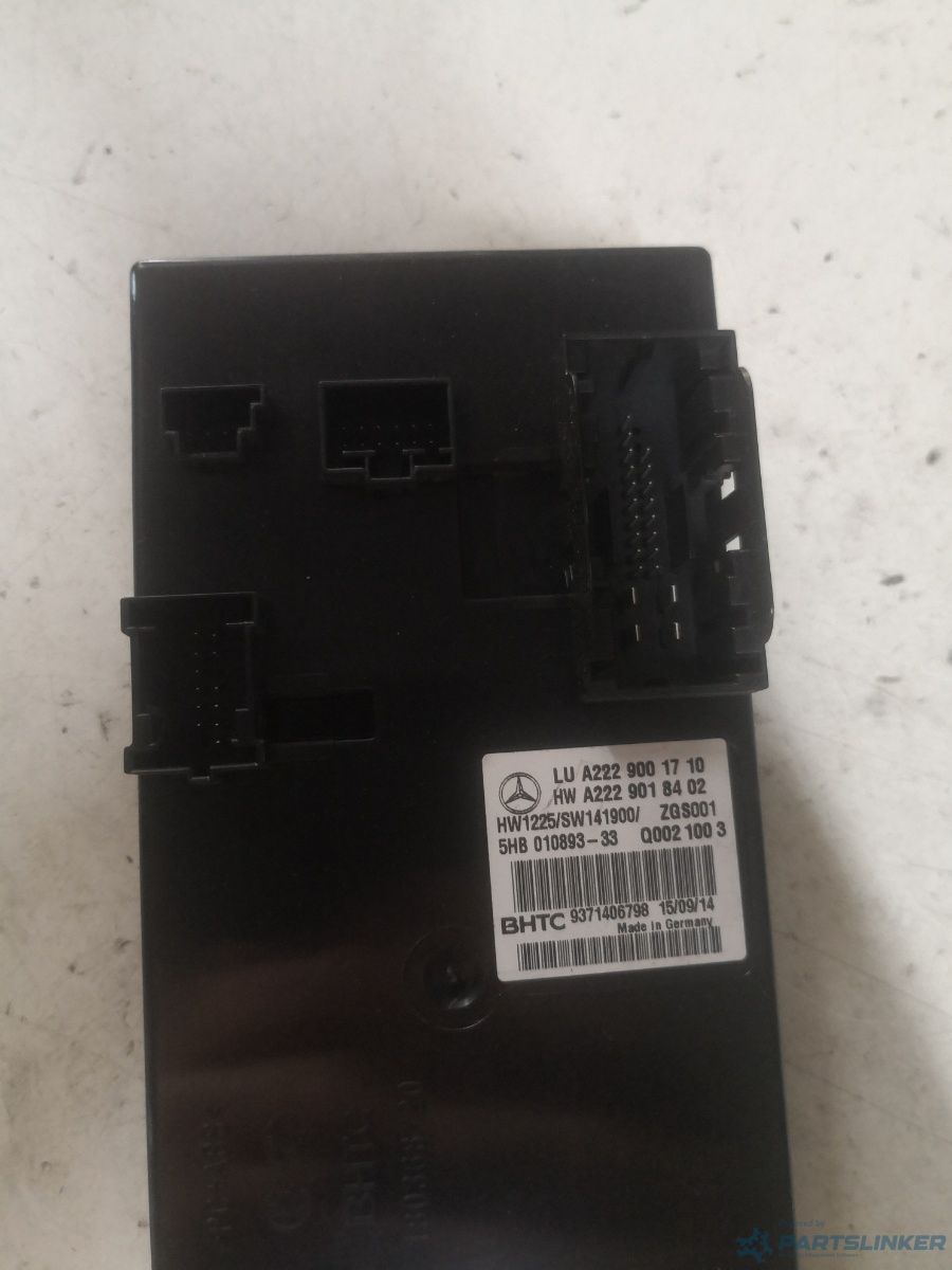Modul control MERCEDES-BENZ S-CLASS (W222, V222, X222) [ 2013 - > ] S 350 BlueTEC / d (OM 642.861) 190KW|258HP OEM A2229001710