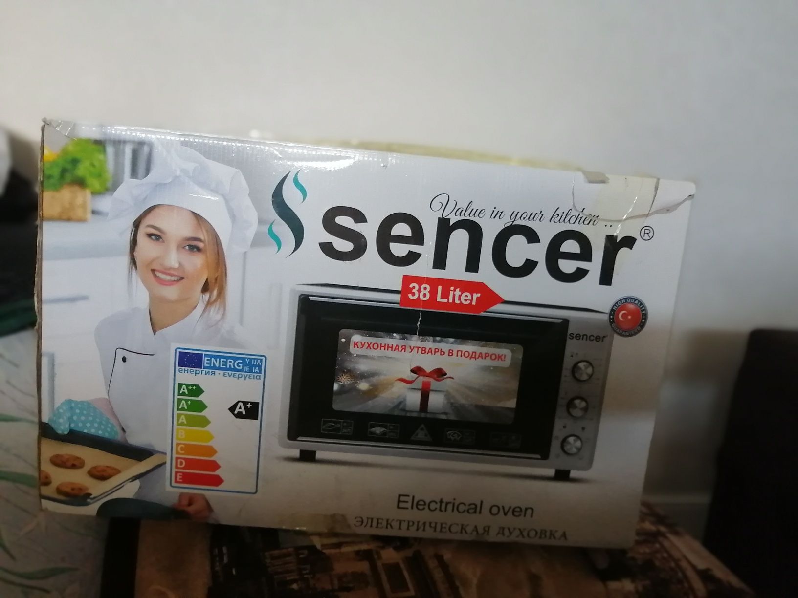 Продаётся электрический печь SENCER, состояние очень хороший, почти но